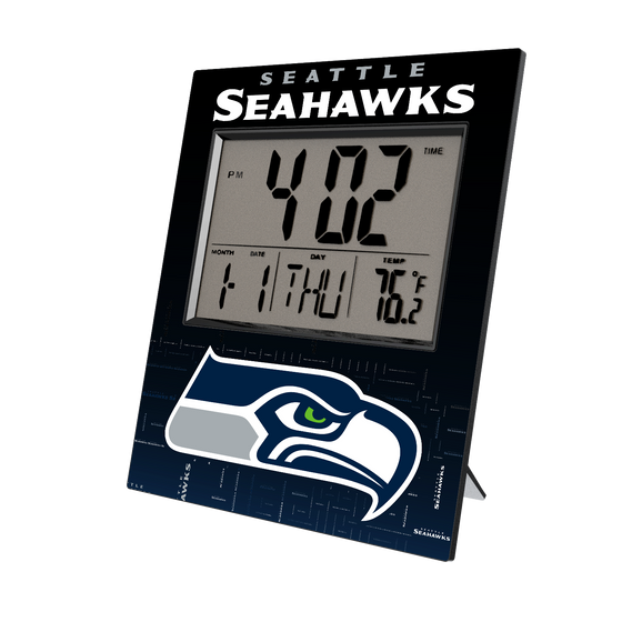 Seattle Seahawks Quadtile Wall Clock-0