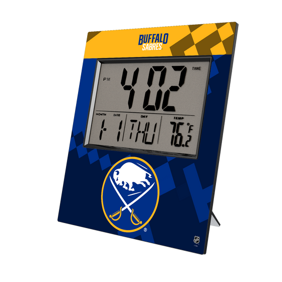 Buffalo Sabres Color Block Wall Clock-0