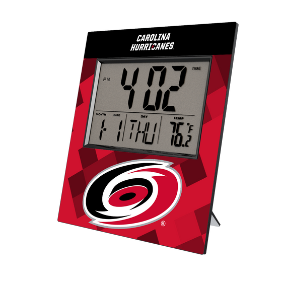 Carolina Hurricanes Color Block Wall Clock-0