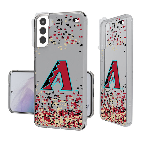 Arizona Diamondbacks Confetti Clear Case - 757 Sports Collectibles