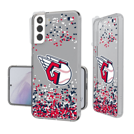 Cleveland Guardians Confetti Clear Case - 757 Sports Collectibles