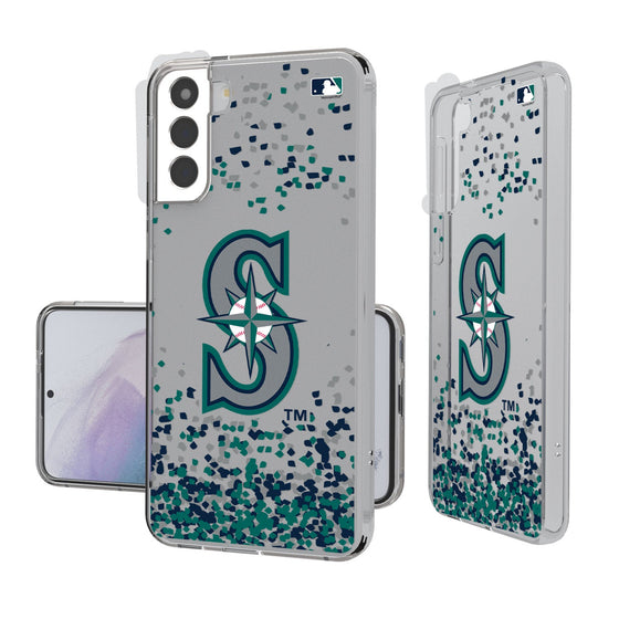 Seattle Mariners Confetti Clear Case - 757 Sports Collectibles