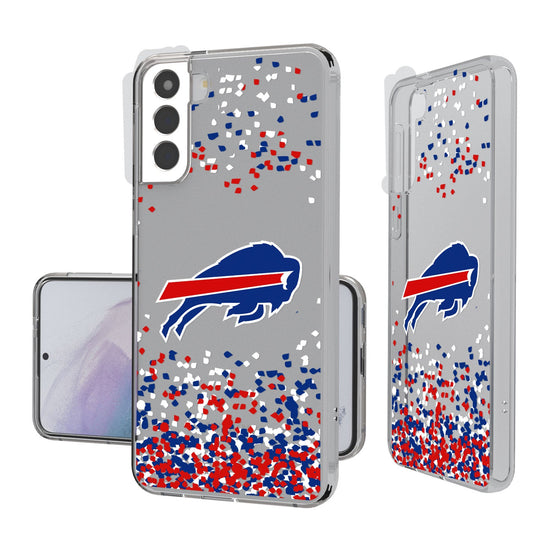 Buffalo Bills Confetti Clear Case - 757 Sports Collectibles