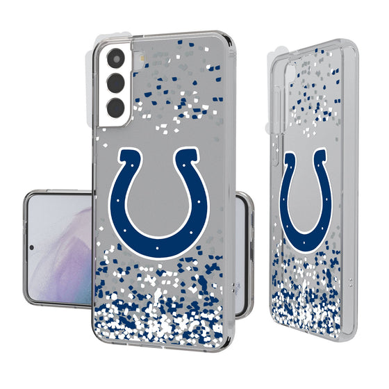 Indianapolis Colts Confetti Clear Case - 757 Sports Collectibles