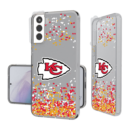 Kansas City Chiefs Confetti Clear Case - 757 Sports Collectibles