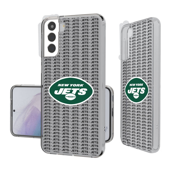 New York Jets Blackletter Clear Case - 757 Sports Collectibles