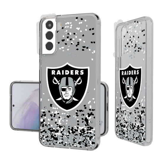 Las Vegas Raiders Confetti Clear Case - 757 Sports Collectibles