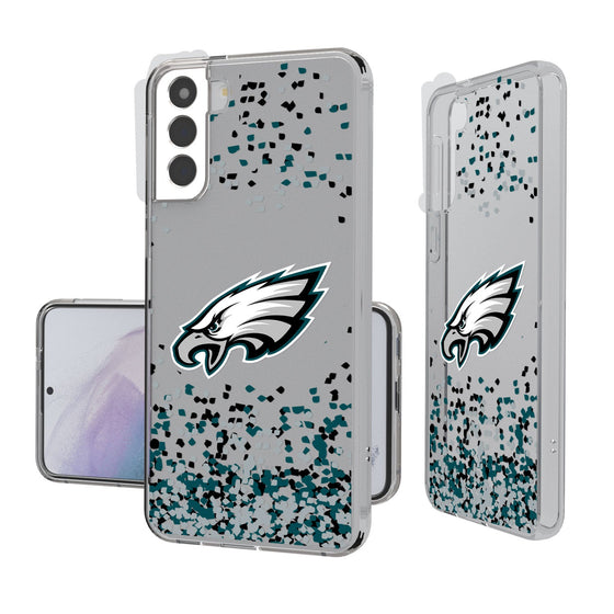 Philadelphia Eagles Confetti Clear Case - 757 Sports Collectibles