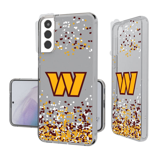 Washington Commanders Confetti Clear Case - 757 Sports Collectibles