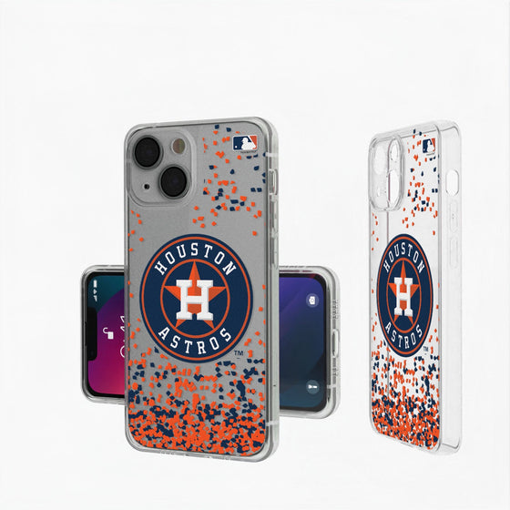 Houston Astros Confetti Clear Case - 757 Sports Collectibles