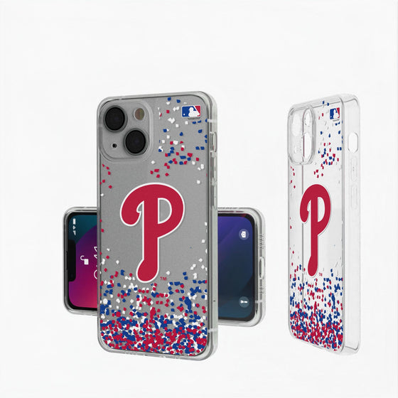 Philadelphia Phillies Confetti Clear Case - 757 Sports Collectibles