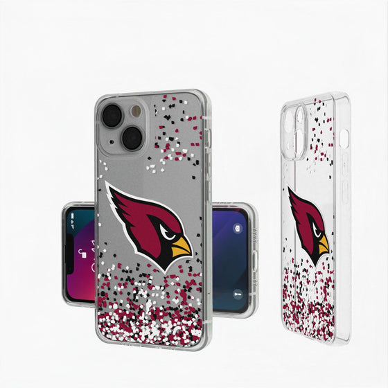 Arizona Cardinals Confetti Clear Case - 757 Sports Collectibles