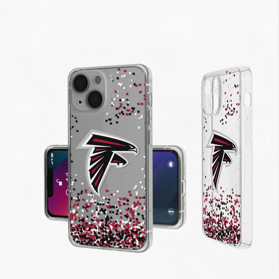 Atlanta Falcons Confetti Clear Case - 757 Sports Collectibles