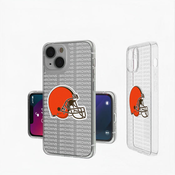 Cleveland Browns Blackletter Clear Case - 757 Sports Collectibles