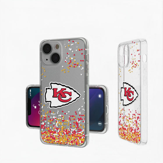 Kansas City Chiefs Confetti Clear Case - 757 Sports Collectibles