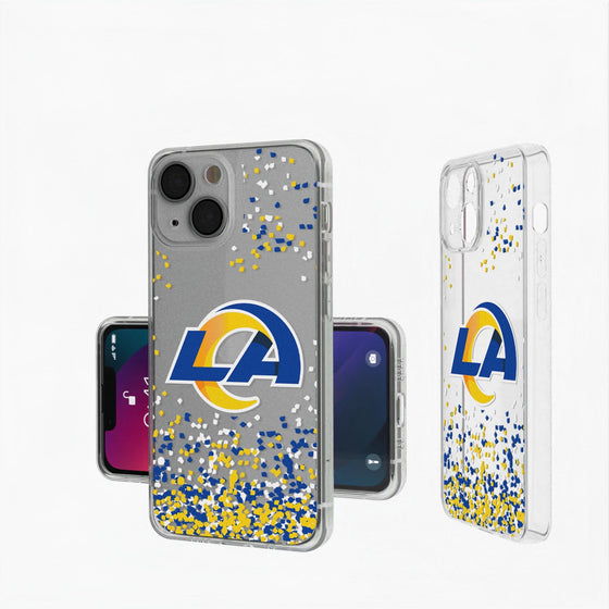 Los Angeles Rams Confetti Clear Case - 757 Sports Collectibles