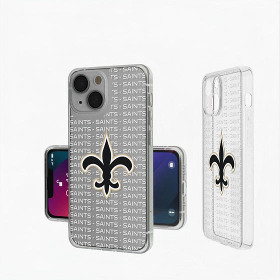 New Orleans Saints Blackletter Clear Case - 757 Sports Collectibles