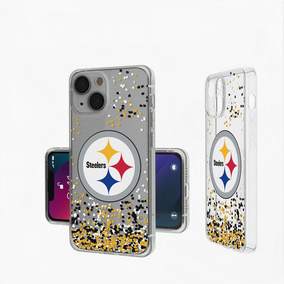 Pittsburgh Steelers Confetti Clear Case - 757 Sports Collectibles