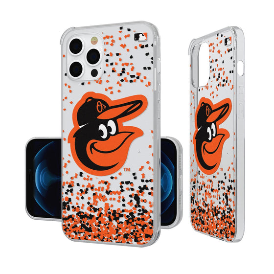 Baltimore Orioles Confetti Clear Case - 757 Sports Collectibles