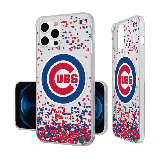 Chicago Cubs Confetti Clear Case - 757 Sports Collectibles