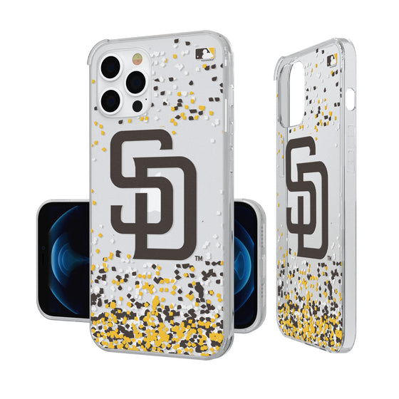 San Diego Padres Confetti Clear Case - 757 Sports Collectibles