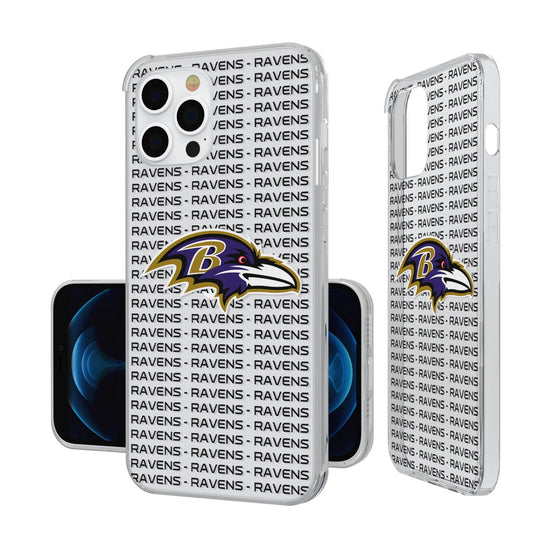 Baltimore Ravens Blackletter Clear Case - 757 Sports Collectibles