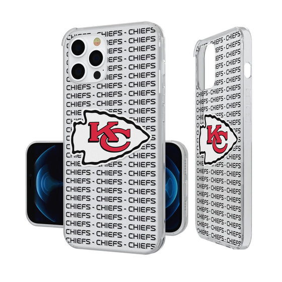 Kansas City Chiefs Blackletter Clear Case - 757 Sports Collectibles