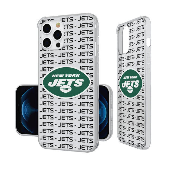 New York Jets Blackletter Clear Case - 757 Sports Collectibles