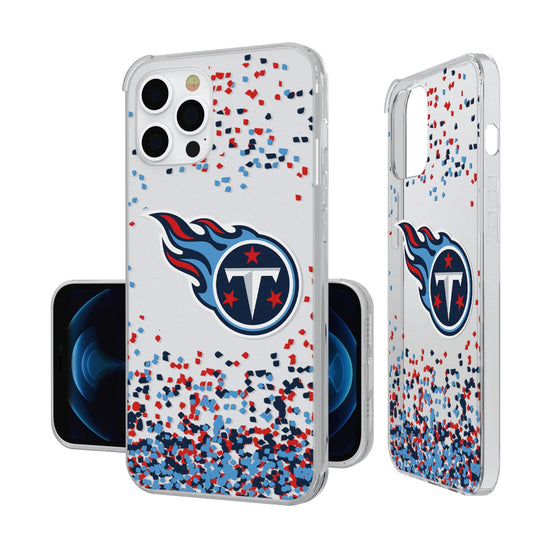 Tennessee Titans Confetti Clear Case - 757 Sports Collectibles