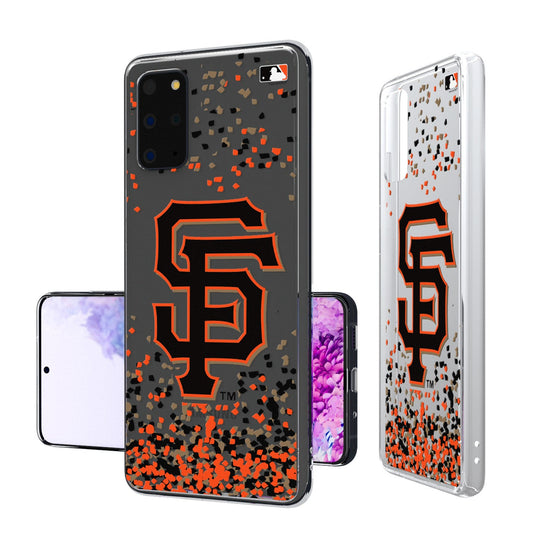 San Francisco Giants Confetti Clear Case - 757 Sports Collectibles