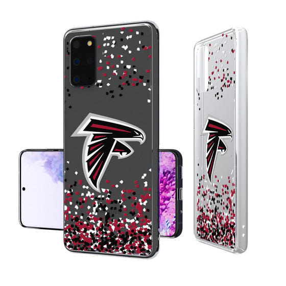 Atlanta Falcons Confetti Clear Case - 757 Sports Collectibles