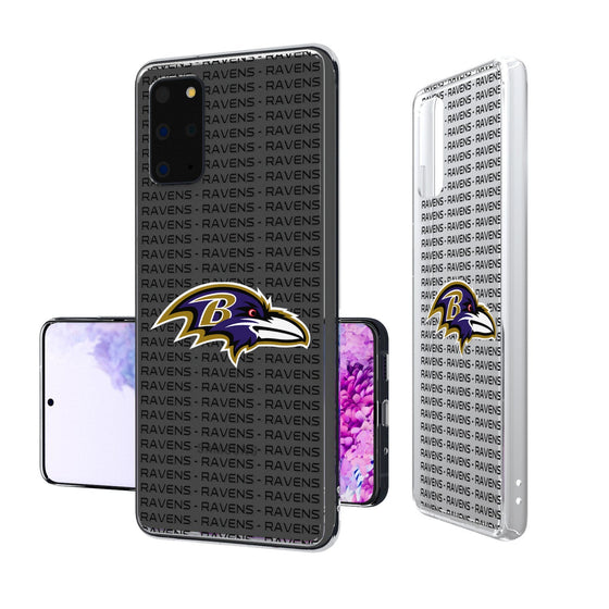 Baltimore Ravens Blackletter Clear Case - 757 Sports Collectibles