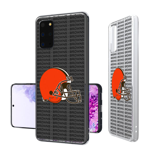 Cleveland Browns Blackletter Clear Case - 757 Sports Collectibles