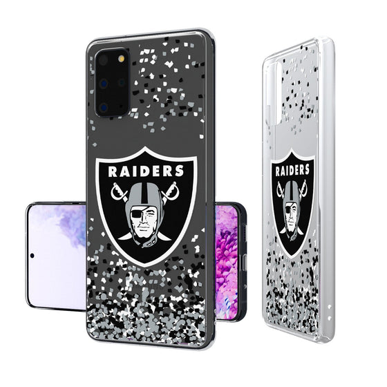 Las Vegas Raiders Confetti Clear Case - 757 Sports Collectibles