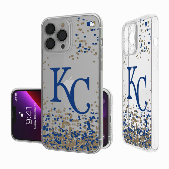 Kansas City Royals Confetti Clear Case - 757 Sports Collectibles