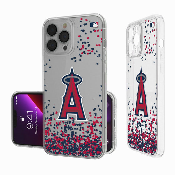 Los Angeles Angels Confetti Clear Case - 757 Sports Collectibles