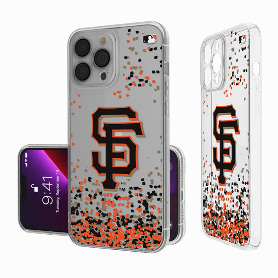 San Francisco Giants Confetti Clear Case - 757 Sports Collectibles