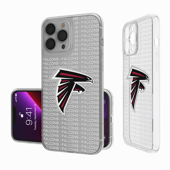 Atlanta Falcons Blackletter Clear Case - 757 Sports Collectibles