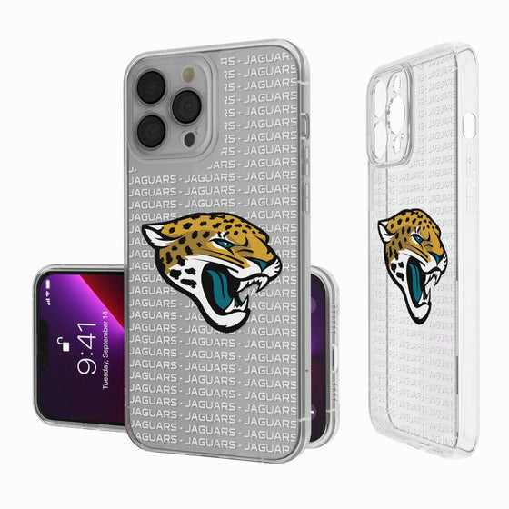 Jacksonville Jaguars Blackletter Clear Case - 757 Sports Collectibles