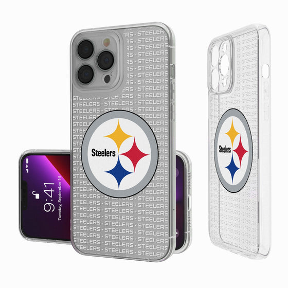 Pittsburgh Steelers Blackletter Clear Case - 757 Sports Collectibles