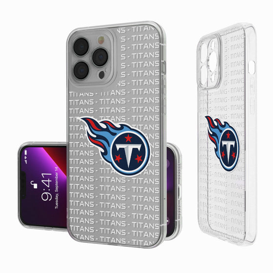 Tennessee Titans Blackletter Clear Case - 757 Sports Collectibles