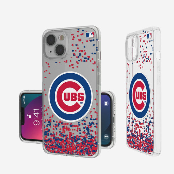 Chicago Cubs Confetti Clear Case - 757 Sports Collectibles