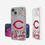 Cincinnati Reds Confetti Clear Case - 757 Sports Collectibles