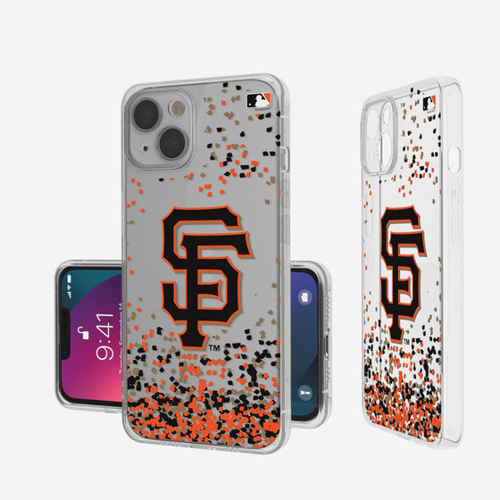 San Francisco Giants Confetti Clear Case - 757 Sports Collectibles