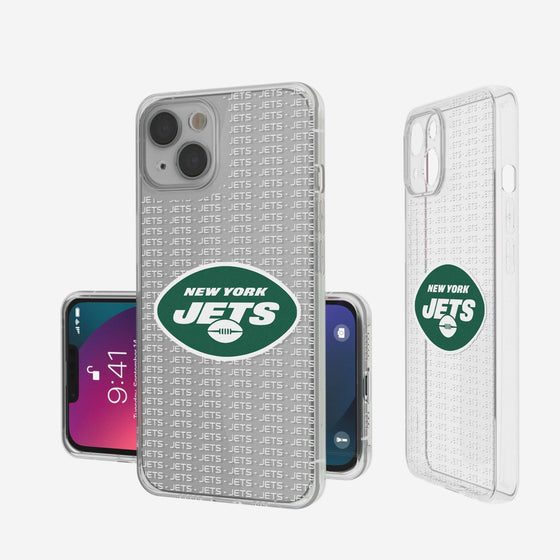 New York Jets Blackletter Clear Case - 757 Sports Collectibles