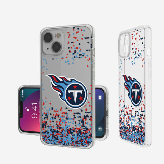 Tennessee Titans Confetti Clear Case - 757 Sports Collectibles