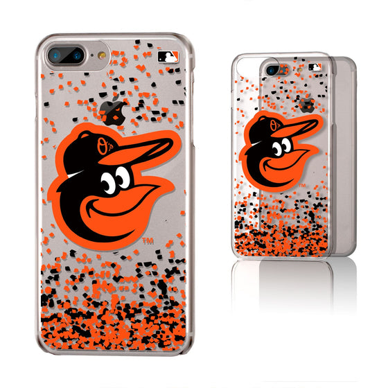 Baltimore Orioles Confetti Clear Case - 757 Sports Collectibles