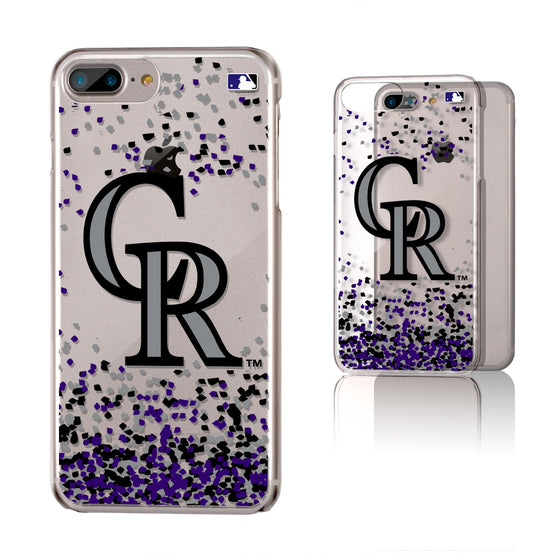 Colorado Rockies Confetti Clear Case - 757 Sports Collectibles