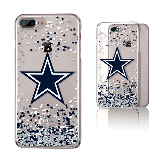 Dallas Cowboys Confetti Clear Case - 757 Sports Collectibles