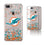 Miami Dolphins Confetti Clear Case - 757 Sports Collectibles